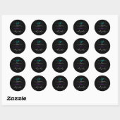 STICKER ROND LUTTE (Feuille)