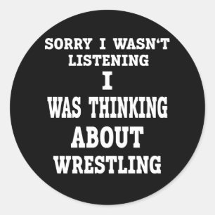 Sticker Rond Lutte