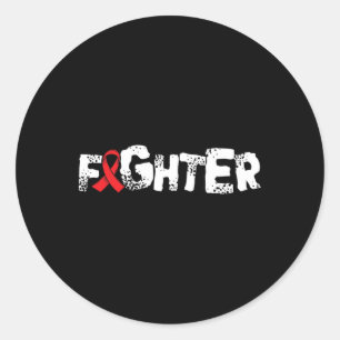 Sticker Rond Lutte1- Élément de sensibilisation à l'anémie de l