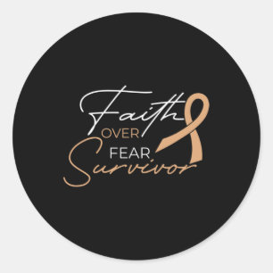 Sticker Rond Lutte contre le cancer chez les enfants Ruban 1