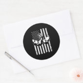 Sticker Rond Lutte contre le catch (Enveloppe)