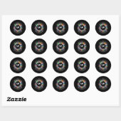 Sticker Rond Lutte contre le Ruban Supp (Feuille)