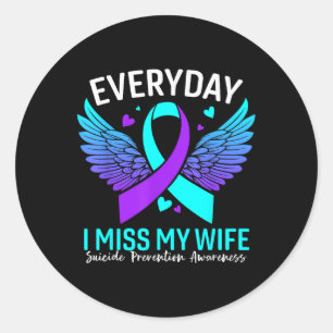 Sticker Rond Lutte contre le suicide