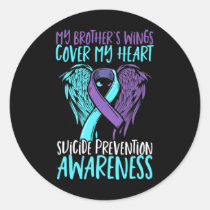 Sticker Rond Lutte Contre Le Suicide Et Lutte Contre Le Suicide