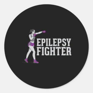 Sticker Rond Lutte contre l'épilepsie - Soutien