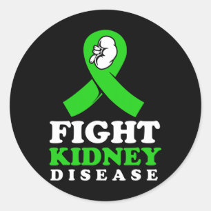 Sticker Rond Lutte contre les maladies du rein