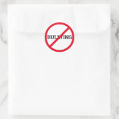 Sticker Rond Lutte contre l'intimidation (Sac)