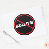Sticker Rond Lutte contre l'intimidation (Enveloppe)