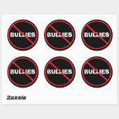 Sticker Rond Lutte contre l'intimidation (Feuille)