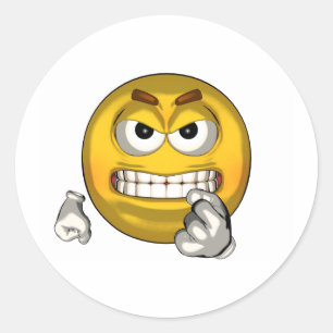 Sticker Rond Lutte - toon