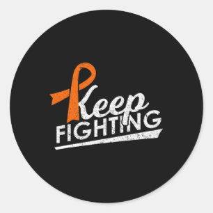 Sticker Rond Lutter contre la leucémie multiple sclérose Guerri