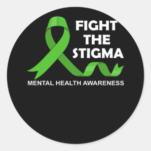 Sticker Rond Lutter contre la stigmatisation et la sensibilisat