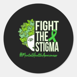 Sticker Rond Lutter contre la stigmatisation et la sensibilisat