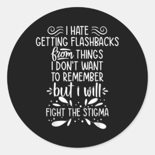 Sticker Rond Lutter contre la stigmatisation et la sensibilisat