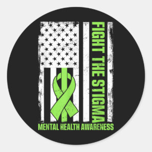 Sticker Rond Lutter contre la stigmatisation et la sensibilisat