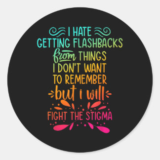 Sticker Rond Lutter contre la stigmatisation et la sensibilisat
