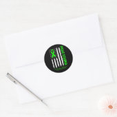 Sticker Rond Lutter contre la stigmatisation et la sensibilisat (Enveloppe)