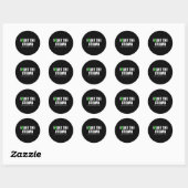 Sticker Rond Lutter contre la stigmatisation _ Mois de sensibil (Feuille)