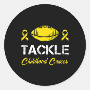 Sticker Rond Lutter contre le cancer chez les enfants Sensibili