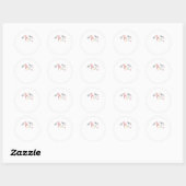 Sticker Rond Lutter contre le cancer dans toutes les couleurs S (Feuille)