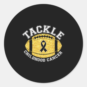 Sticker Rond Lutter contre le cancer de l'enfance Sensibilisati
