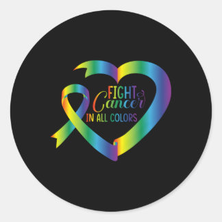 Sticker Rond Lutter contre le cancer Lutter contre le cancer Co