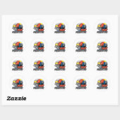 Sticker Rond Lutter contre le diabète (Feuille)