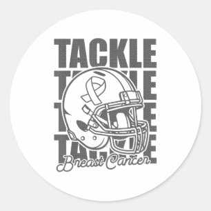 Sticker Rond Lutter contre le football Lutte contre le cancer d