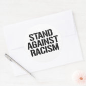 Sticker Rond Lutter contre le racisme (Enveloppe)