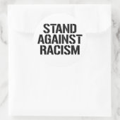 Sticker Rond Lutter contre le racisme (Sac)