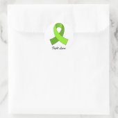Sticker Rond Lutter contre le ruban de Lyme (Sac)