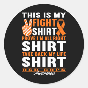 Sticker Rond Lutter I Dystrophie Réflexe Syndrome De Douleur Ts