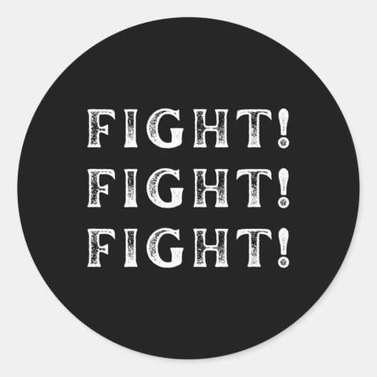 Sticker Rond Lutter Toujours Pour La Démocratie Américaine (Devant)