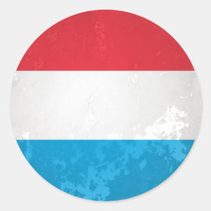 Sticker Rond Luxembourg
