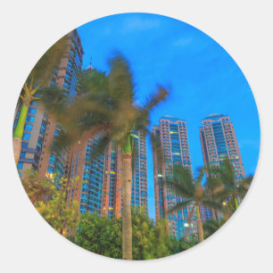Sticker Rond Luxury condominium en Chine