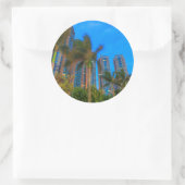 Sticker Rond Luxury condominium en Chine (Sac)