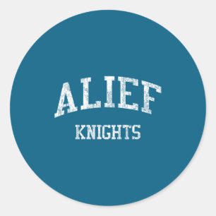 Sticker Rond Lycée Alief hs houston tx sports vintage