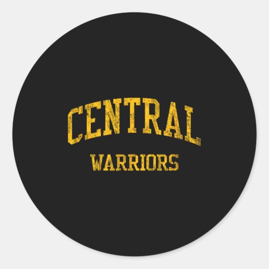 Sticker Rond Lycée Central High School Memphis (Devant)