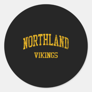 Sticker Rond Lycée Northland Hs Columbus Oh Vintage Srts