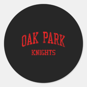 Sticker Rond Lycée Oak Park hs Oak Park mi sports vintage