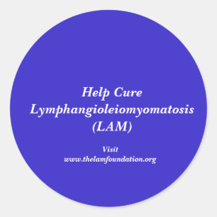 Sticker Rond Lymphangioleiomyomatose