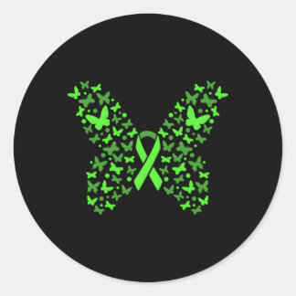 Sticker Rond Lymphome non Hodgkin Sensibilisation Beat Cancer C