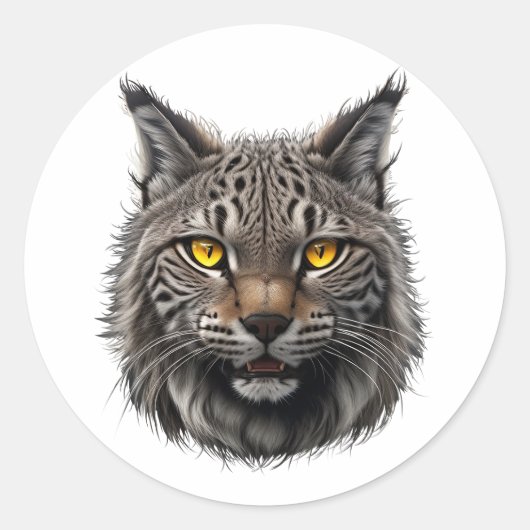 Sticker Rond Lynx (Devant)