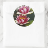 Sticker Rond Lys d'eau hybrides (Sac)