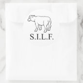 STICKER ROND M.B.I.L.F. (Sac)