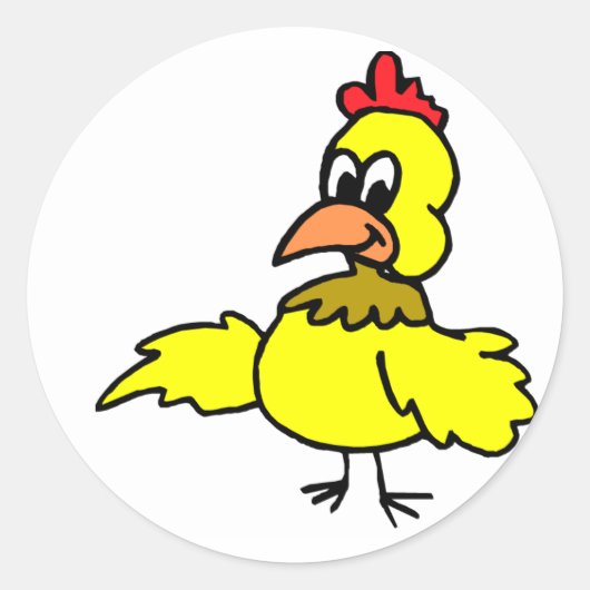 Sticker Rond M. Chicken (Devant)