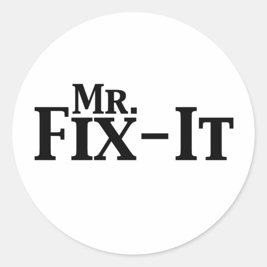 Sticker Rond m. corrigez (Devant)