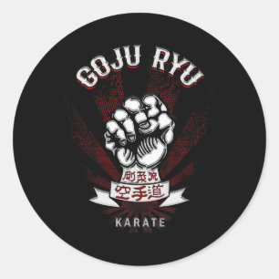 Sticker Rond M Dam Goju Ryu Karate - Uni-adultes