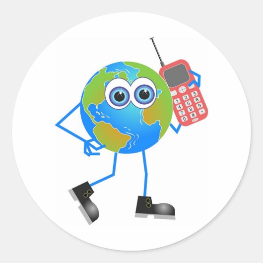 Sticker Rond M. Global (Devant)