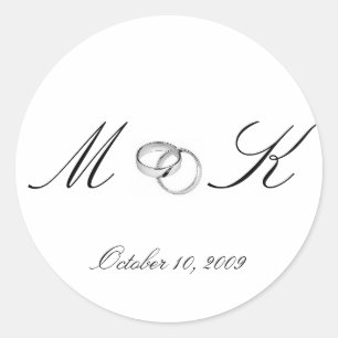 Sticker Rond M & K, 10 octobre 2009